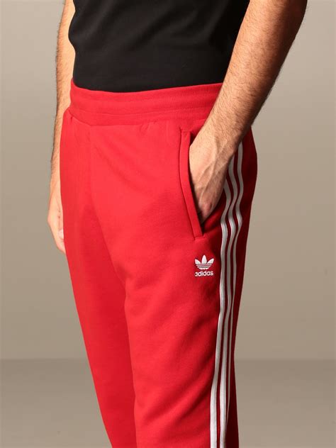 adidas sst hose herren rot|rote Hosen für Herren .